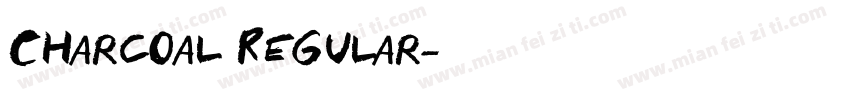 Charcoal Regular字体转换